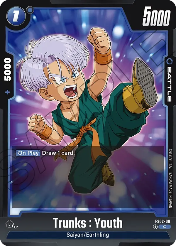 Trunks : Youth - FS02-08 - Blue