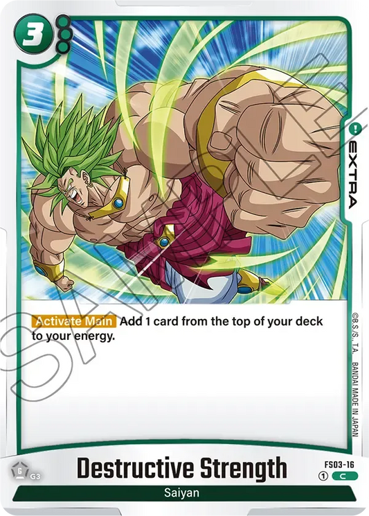 Destructive Strength - FS03-16 - Green