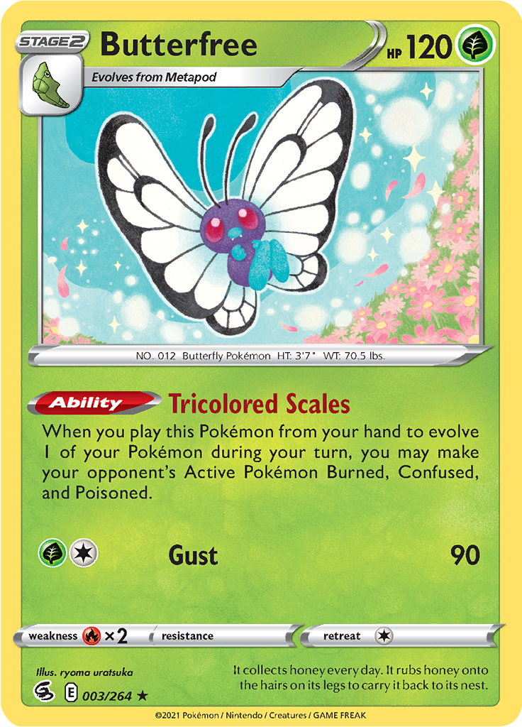 Butterfree - 3/264 - Holo Rare