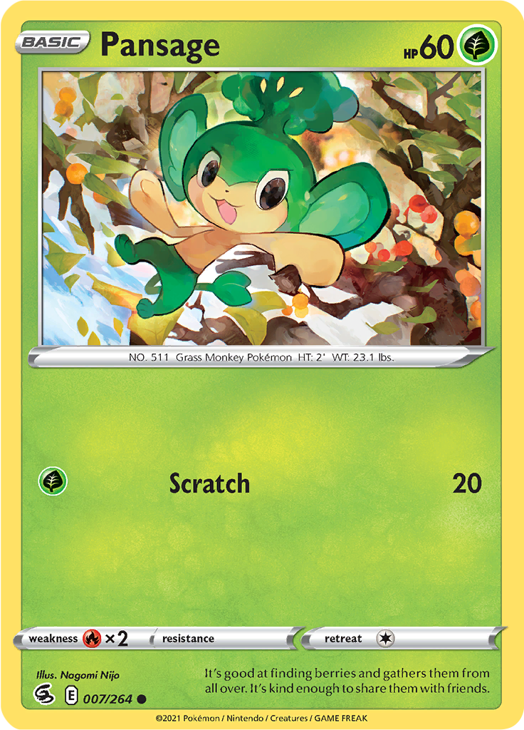 Pansage - 7/264 - Common