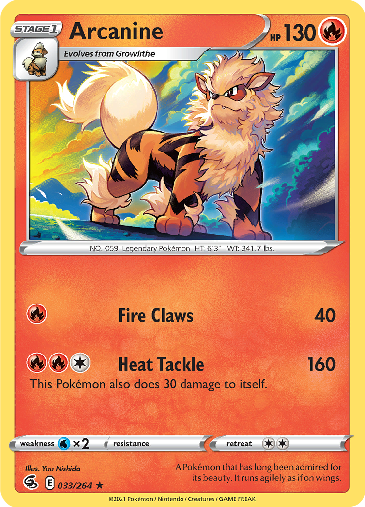 Arcanine - 33/264 - Rare