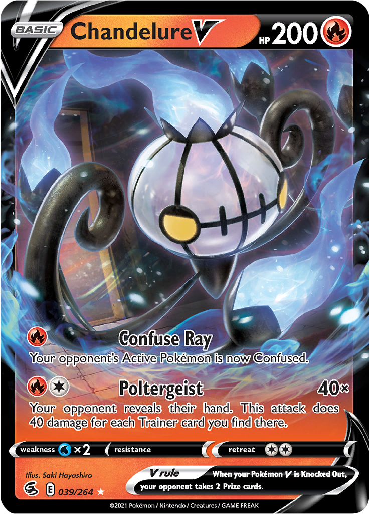 Chandelure V - 39/264 - Ultra Rare