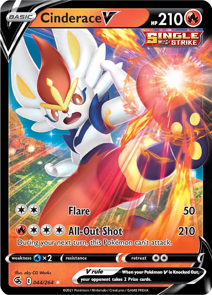 Cinderace V - 44/264 - Ultra Rare