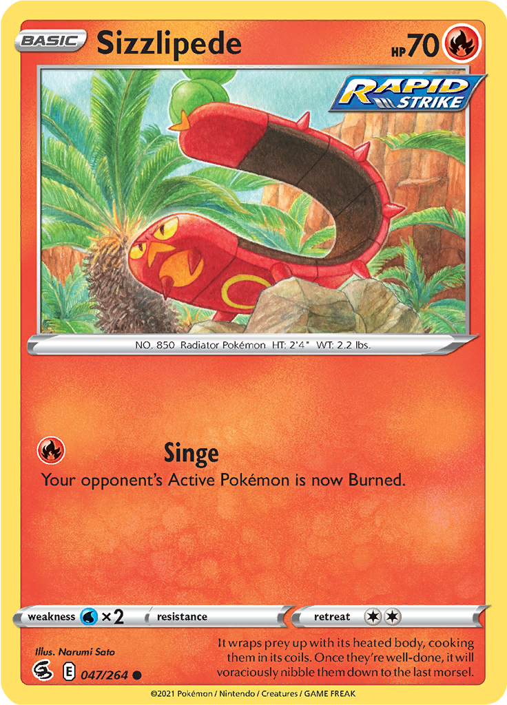 Sizzlipede - 47/264 - Common