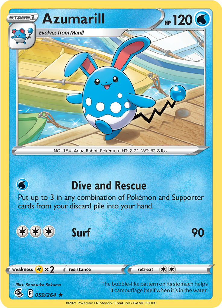 Azumarill - 59/264 - Rare