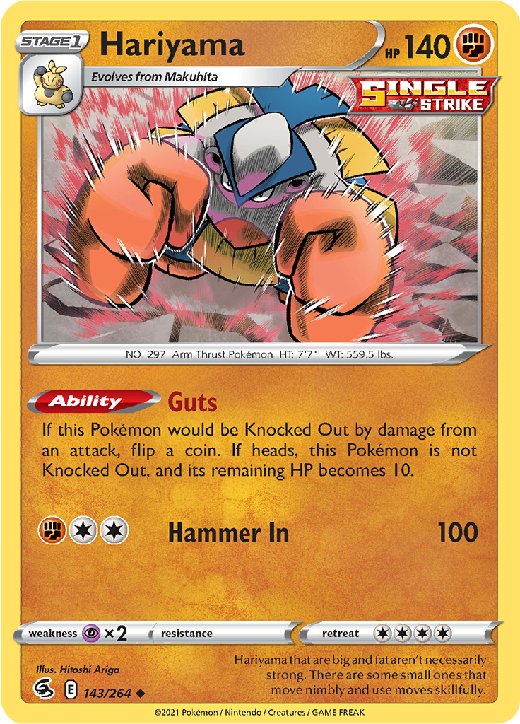 Hariyama - 143/264 - Uncommon