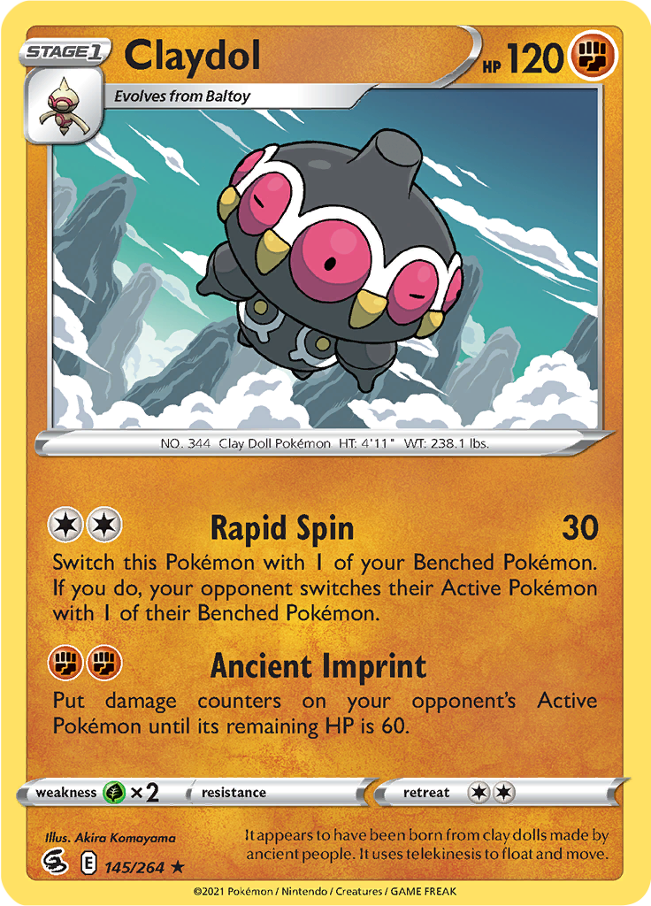 Claydol - 145/264 - Rare