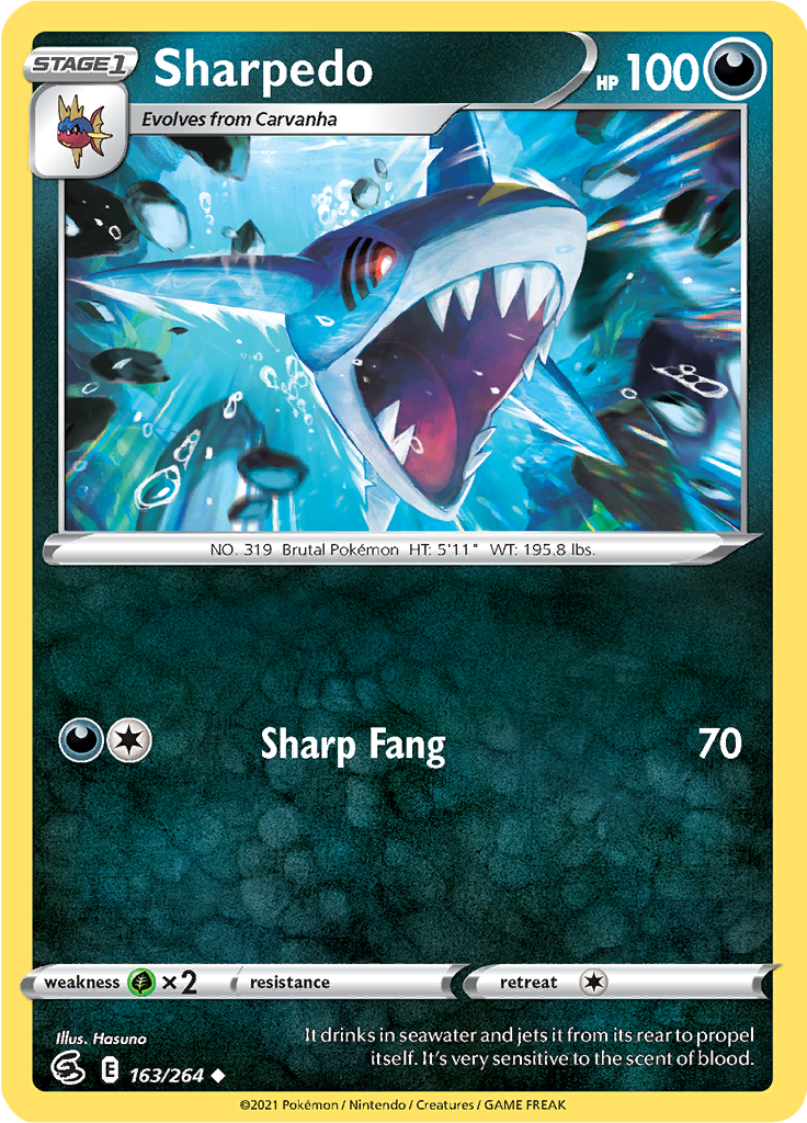 Sharpedo - 163/264 - Uncommon