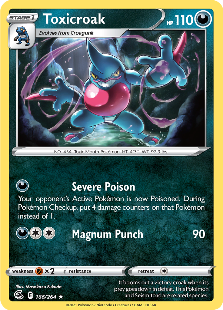 Toxicroak - 166/264 - Rare
