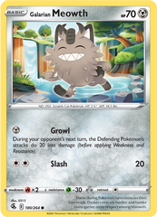 Galarian Meowth - 180/264 - Common