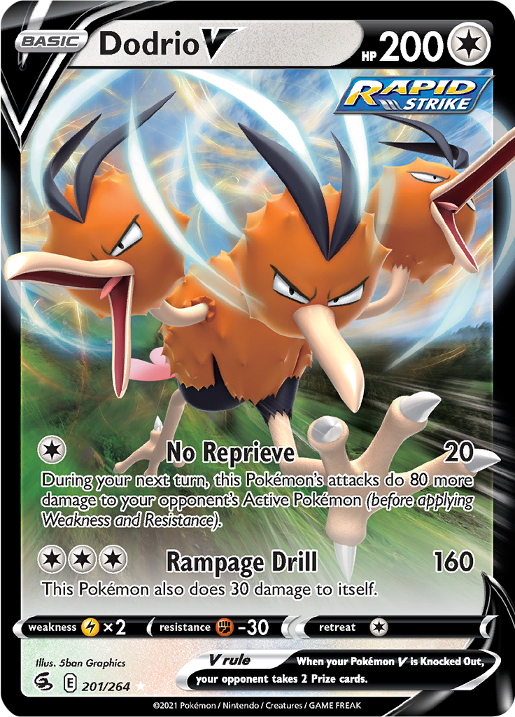 Dodrio V - 201/264 - Ultra Rare