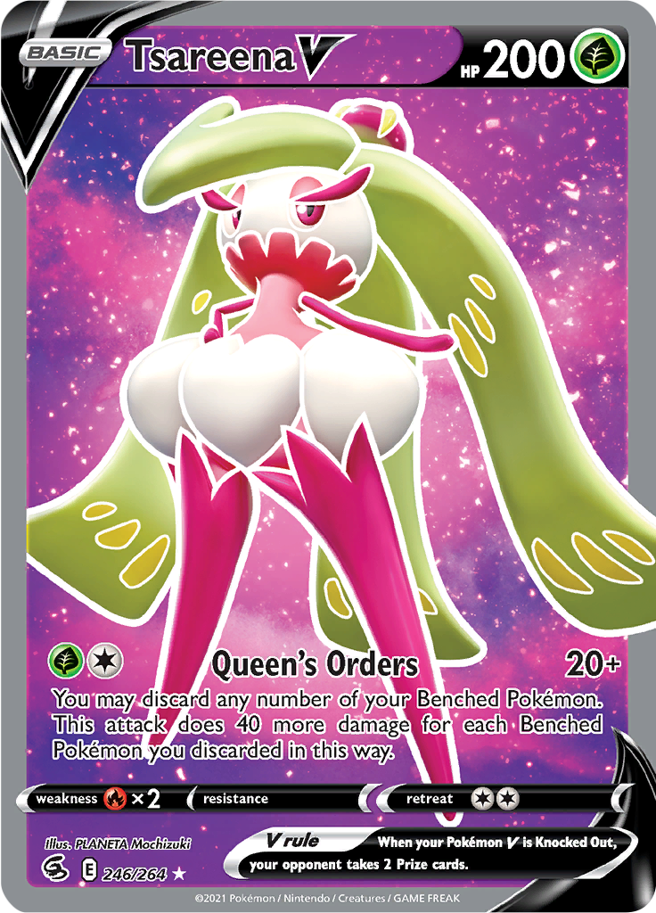 Tsareena V - 246/264 - Full Art Rare