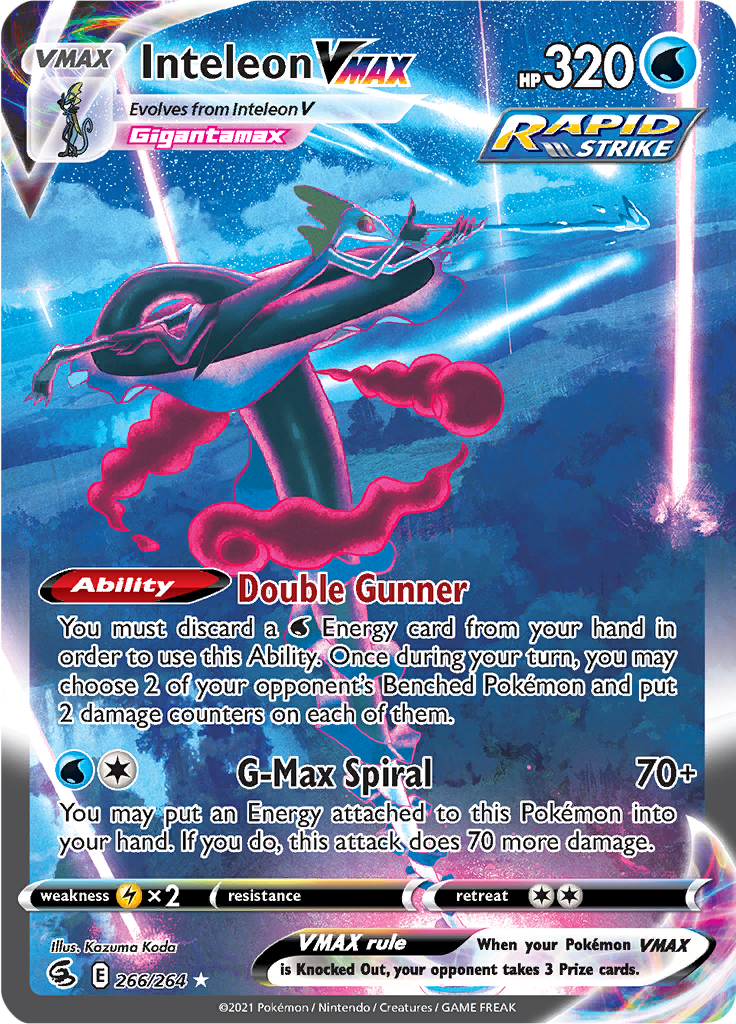 Inteleon VMAX - 266/264 - Secret Rare
