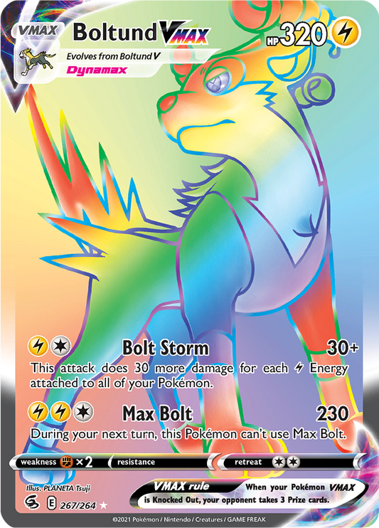 Boltund VMAX - 267/264 - Rainbow Rare