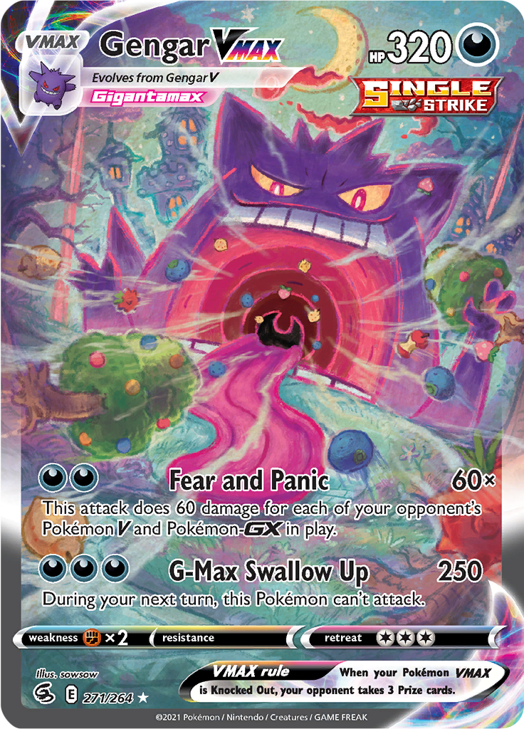 Gengar VMAX - 271/264 - Secret Rare