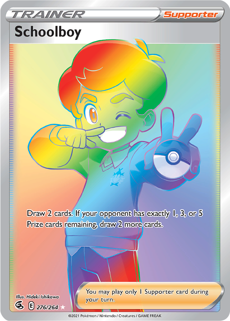 Schoolboy - 276/264 - Rainbow Rare