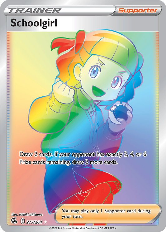Schoolgirl - 277/264 - Rainbow Rare