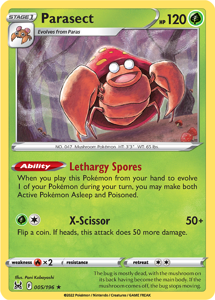 Parasect - 5/196 - Rare