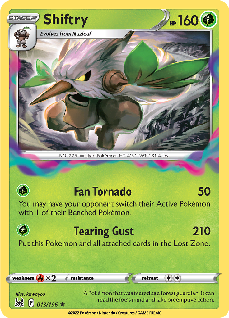 Shiftry - 13/196 - Holo Rare