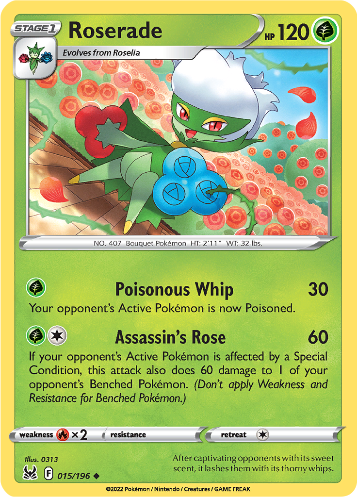 Roserade - 15/196 - Uncommon
