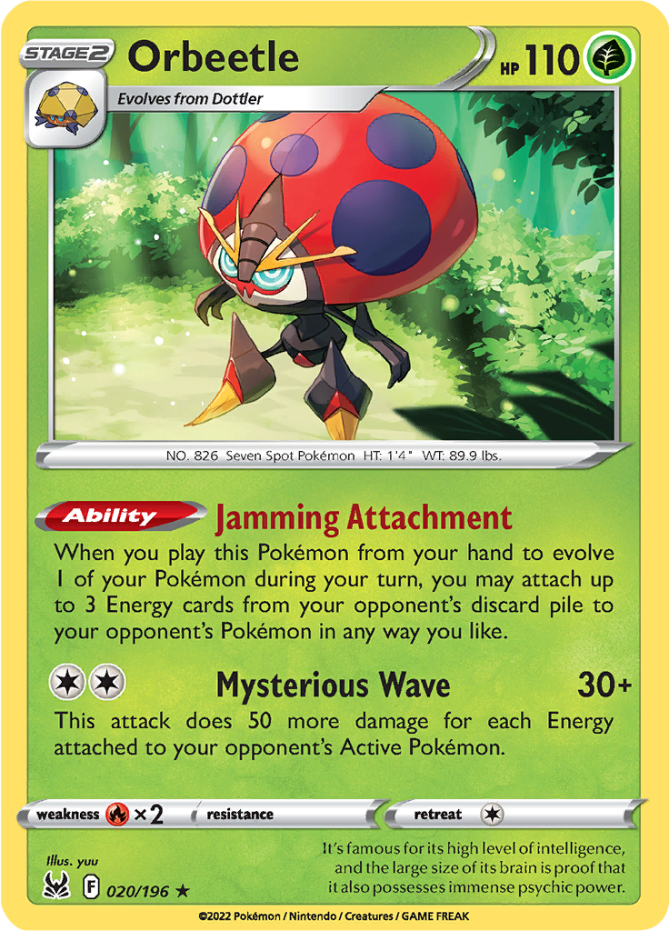 Orbeetle - 20/196 - Holo Rare