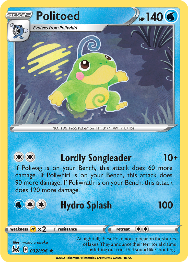 Politoed - 32/196 - Rare