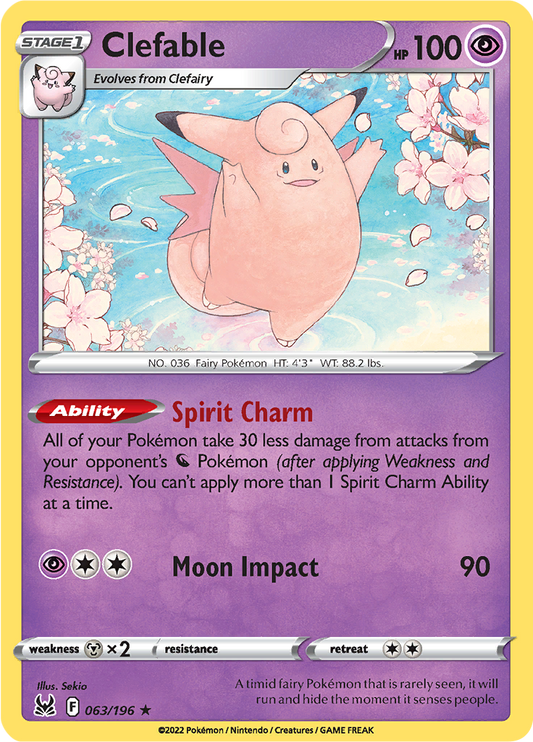 Clefable - 63/196 - Rare