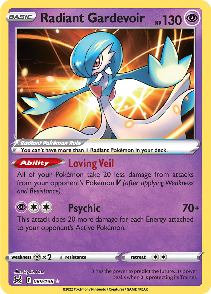 Radiant Gardevoir - 69/196 - Radiant Rare