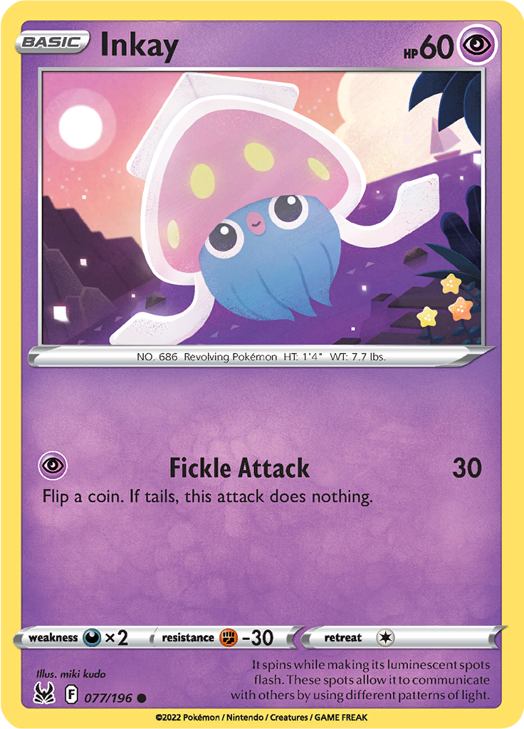 Inkay - 77/196 - Common