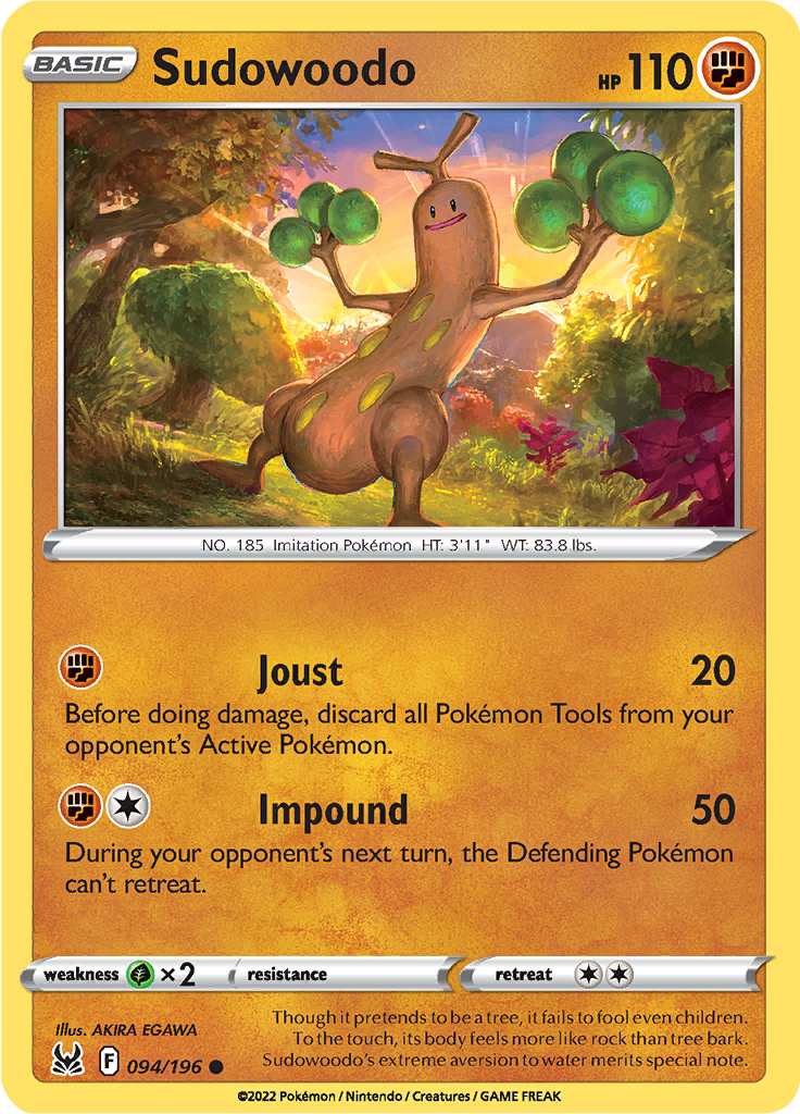 Sudowoodo - 94/196 - Common
