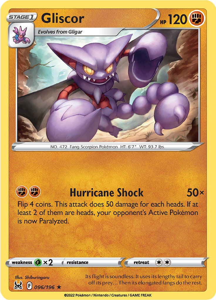 Gliscor - 96/196 - Rare