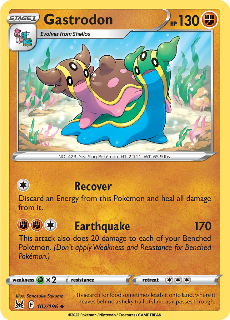 Gastrodon - 102/196 - Uncommon