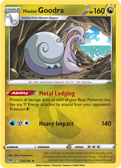 Hisuian Goodra - 134/196 - Holo Rare