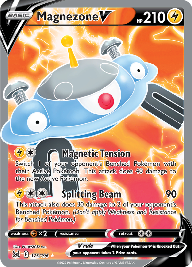 Magnezone V - 175/196 - Full Art Rare