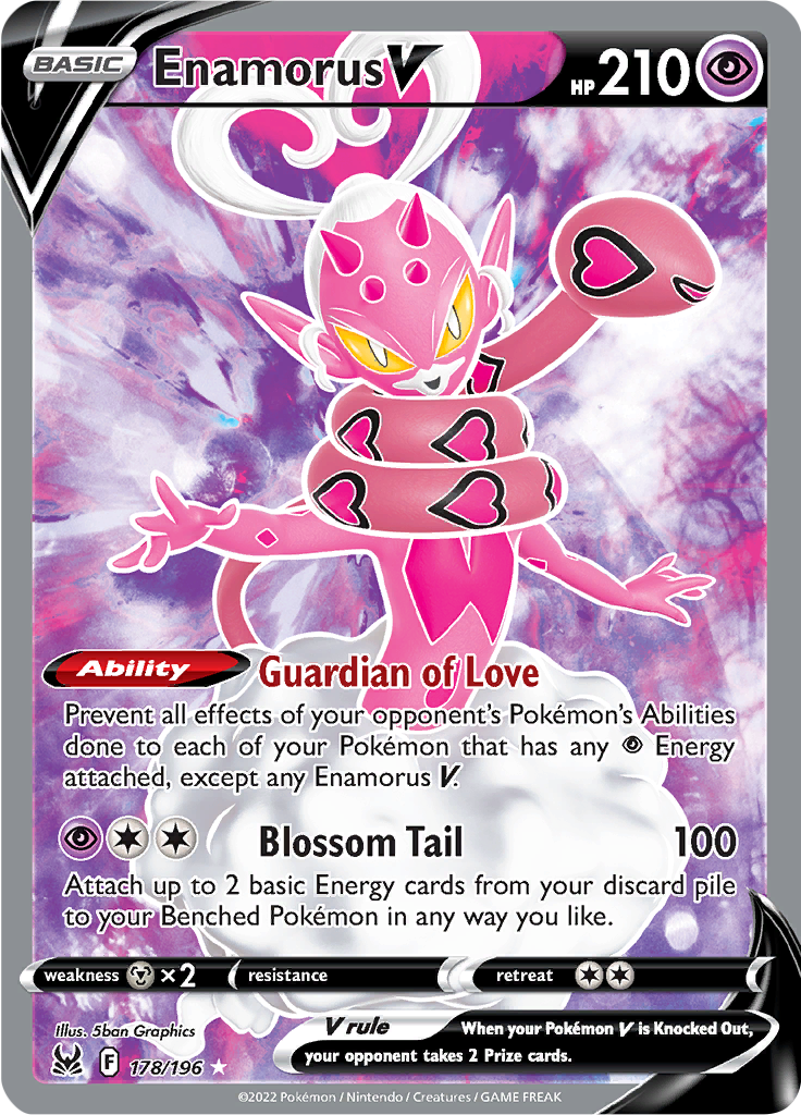 Enamorus V - 178/196 - Full Art Rare