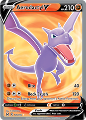 Aerodactyl V - 179/196 - Full Art Rare