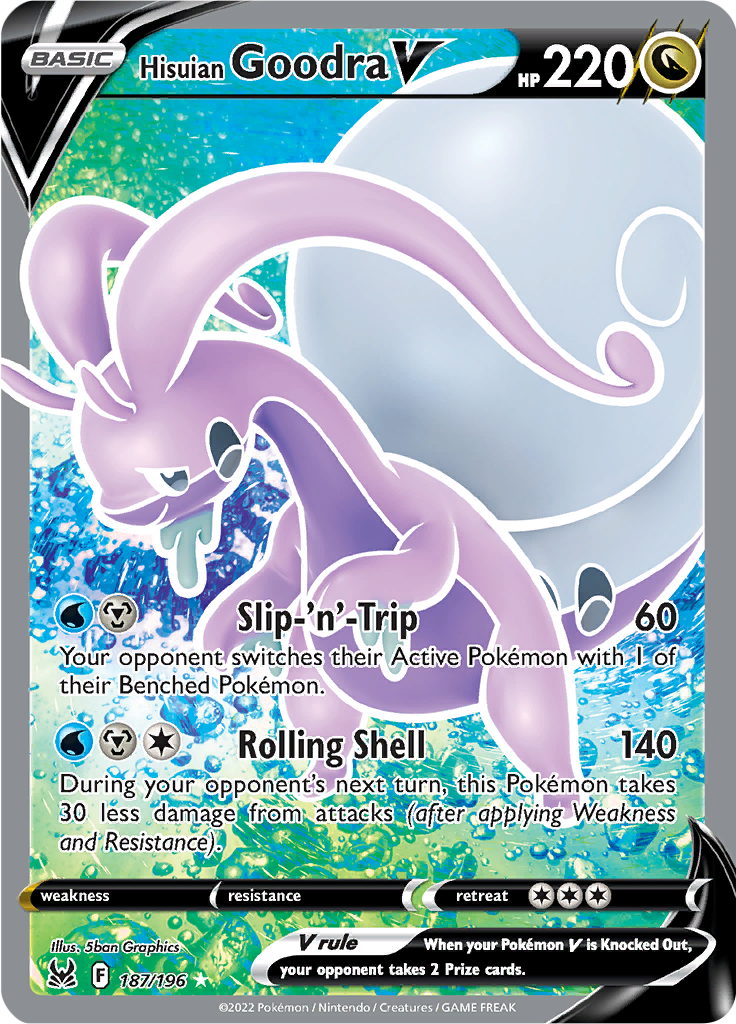 Hisuian Goodra V - 187/196 - Full Art Rare