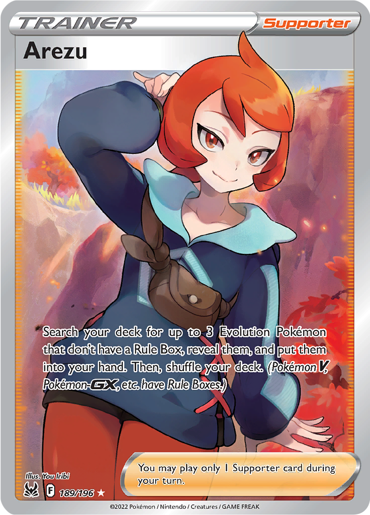 Arezu - 189/196 - Full Art Rare