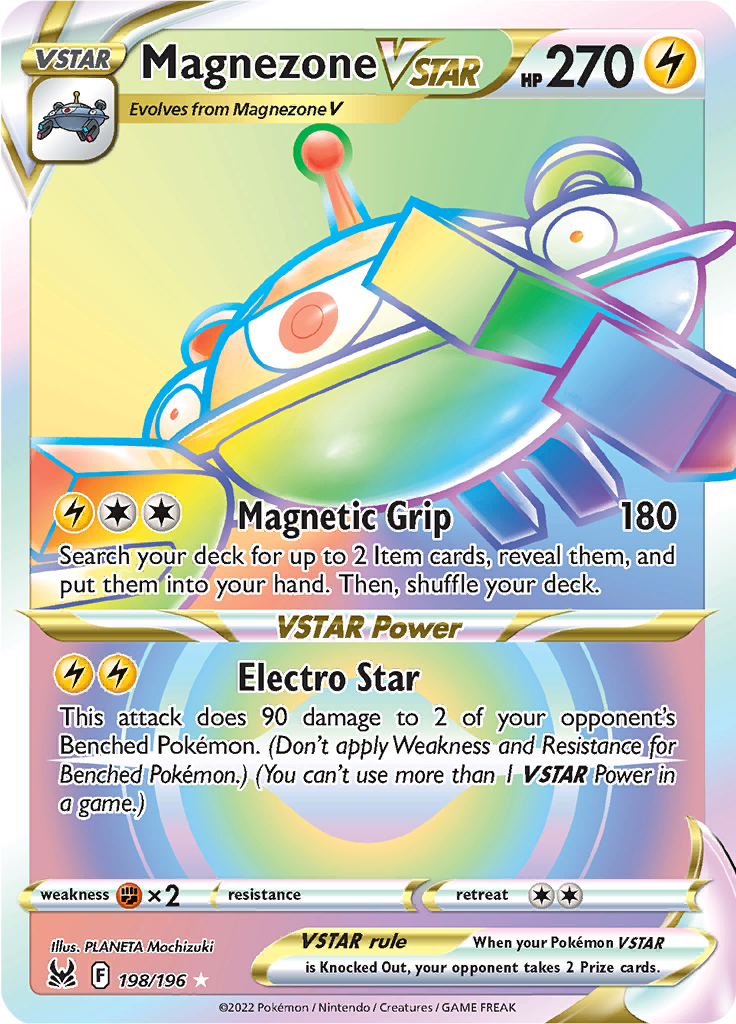 Magnezone VSTAR - 198/196 - Rainbow Rare