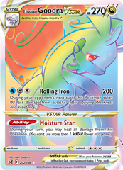 Hisuian Goodra VSTAR - 202/196 - Rainbow Rare