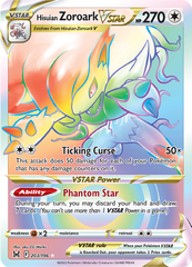 Hisuian Zoroark VSTAR - 203/196 - Rainbow Rare