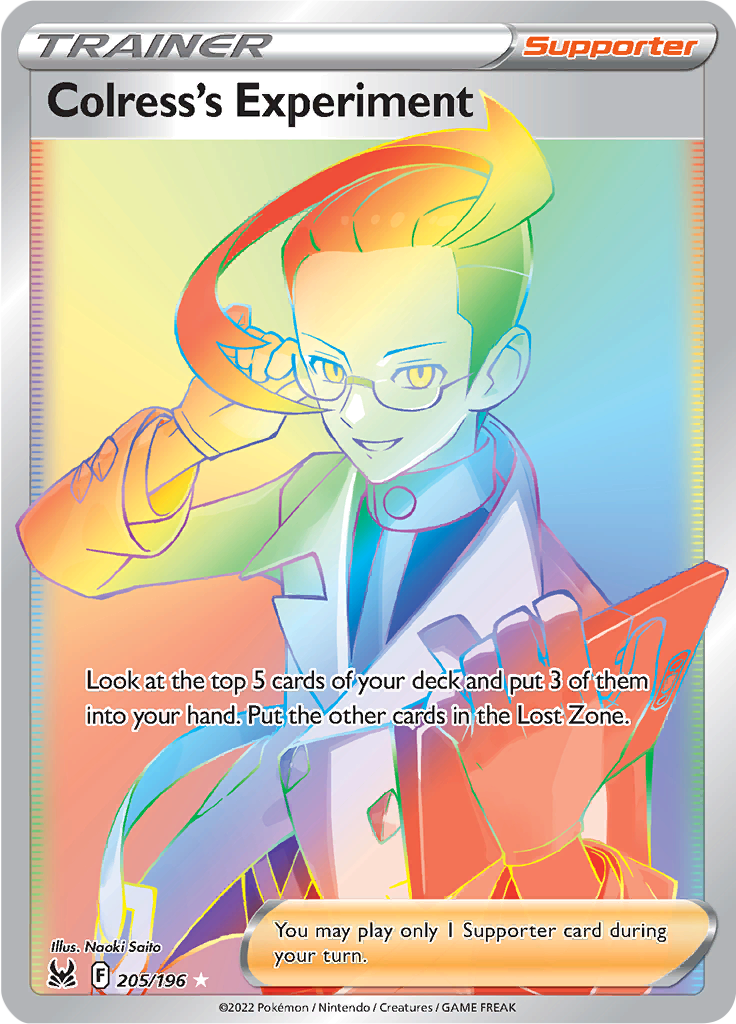 Colress's Experiment - 205/196 - Rainbow Rare