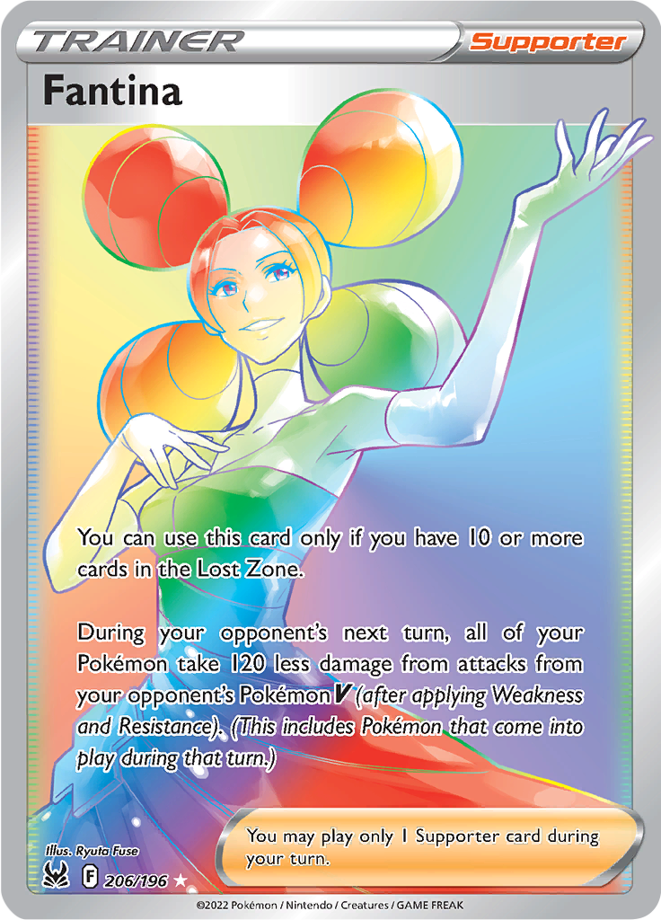 Fantina - 206/196 - Rainbow Rare
