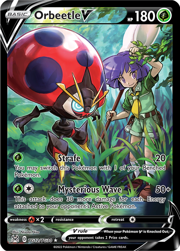Orbeetle V - TG12/TG30 - Character Super Rare
