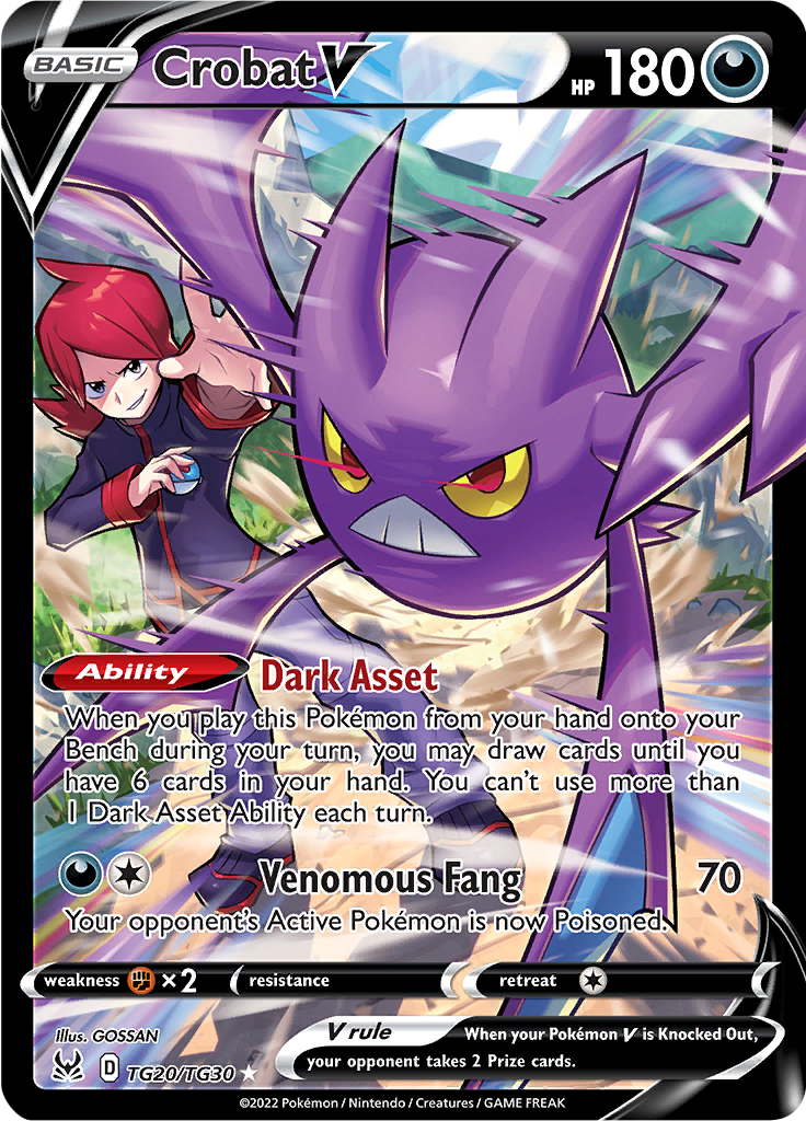 Crobat V - TG20/TG30 - Character Super Rare