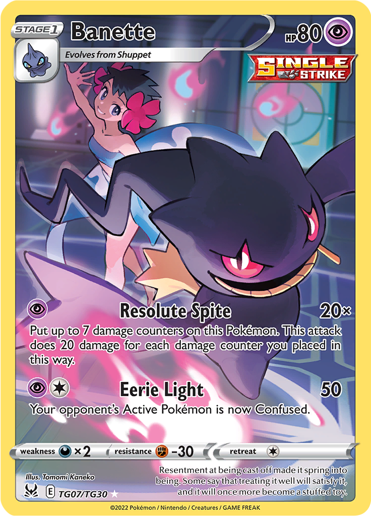 Banette - TG7/TG30 - Character Holo Rare