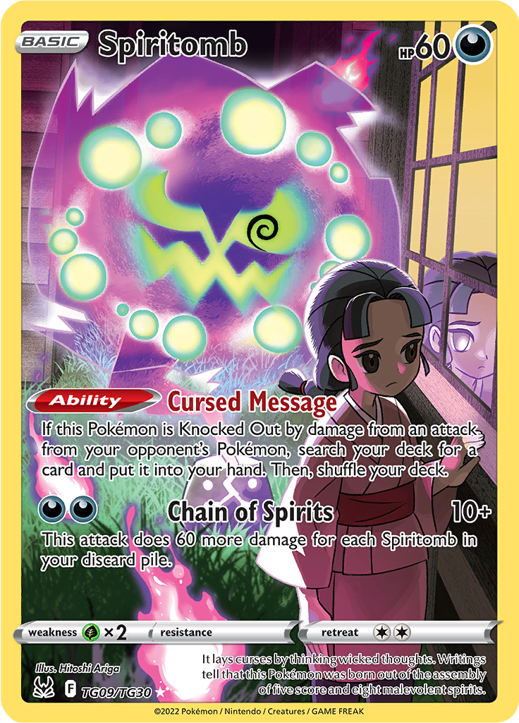 Spiritomb - TG9/TG30 - Character Holo Rare