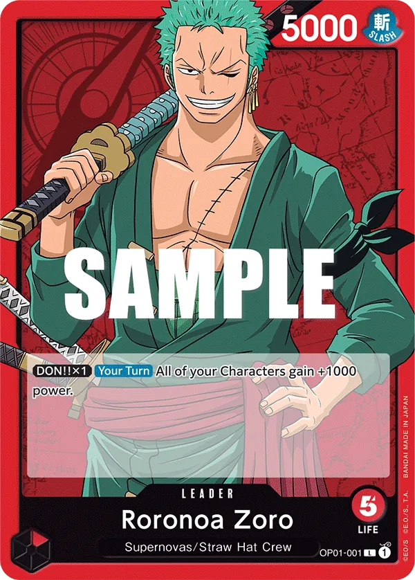 Roronoa Zoro - OP01-001