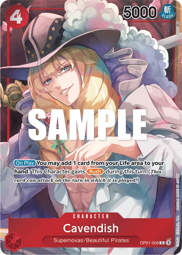 Cavendish - OP01-008 - Alternate