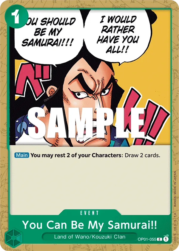 You Can Be My Samurai!! - OP01-055